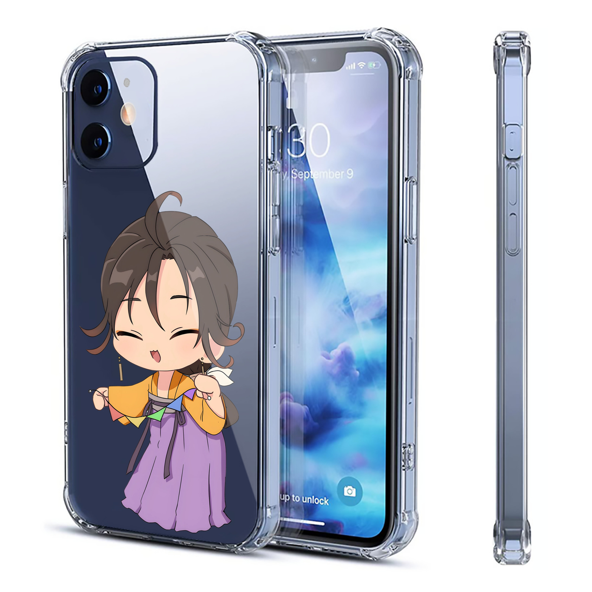 （画像用） 薬屋のひとりごと The Apothecary Diaries 【iPhone 12シリーズ対応】透明スマホケース（クリアソフトケース）